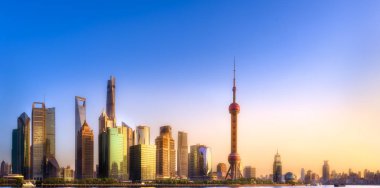 Shanghai manzarası cityscape