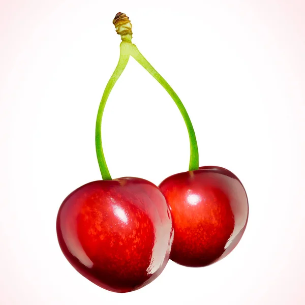 Cerises fond alimentaire — Photo