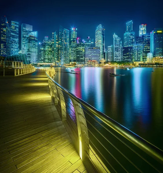 Singapore skyline sfondo — Foto Stock