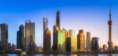 Shanghai manzarası cityscape