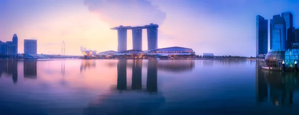 Singapura skyline fundo — Fotografia de Stock