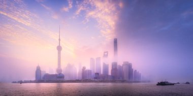 Shanghai manzarası cityscape