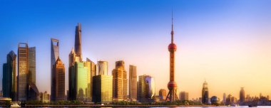Shanghai manzarası cityscape