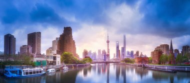 Shanghai manzarası cityscape