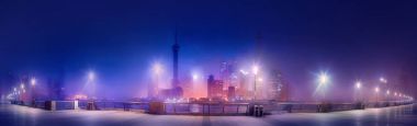 Shanghai manzarası cityscape
