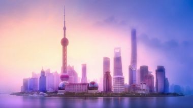 Shanghai manzarası cityscape
