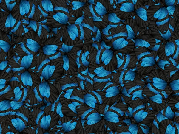 Çok farklı butterflys ile Seamless Modeli