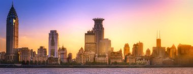 Shanghai manzarası cityscape