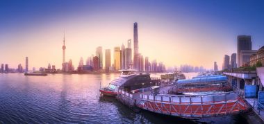 Shanghai manzarası cityscape