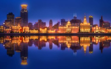 Shanghai manzarası cityscape