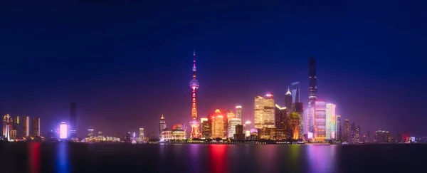 Shanghai Panorama Panorama — Stock fotografie