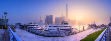 Shanghai manzarası cityscape