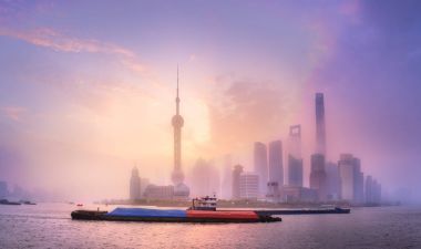 Shanghai manzarası cityscape