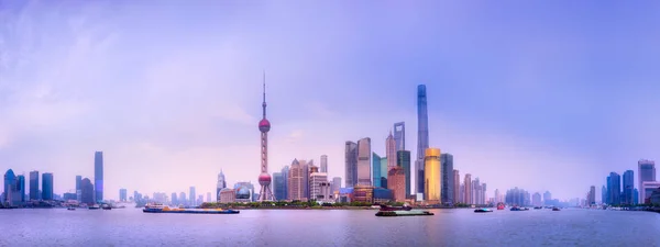 Shanghai Panorama Panorama — Stock fotografie