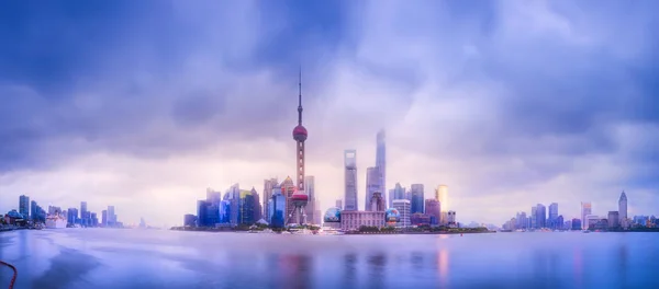 Shanghai skyline stadsgezicht — Stockfoto