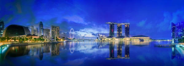 Tle panoramę Singapuru — Zdjęcie stockowe