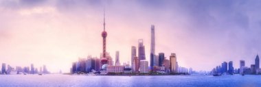 Shanghai manzarası cityscape