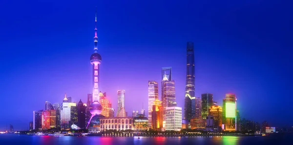 Shanghai skyline stadsgezicht — Stockfoto