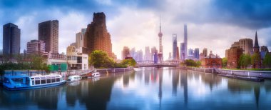 Shanghai manzarası cityscape