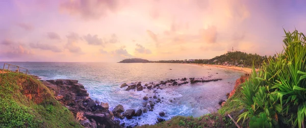 Tropical beach on sunset — Stock Photo, Image