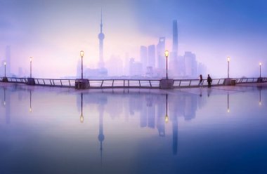 Shanghai manzarası cityscape