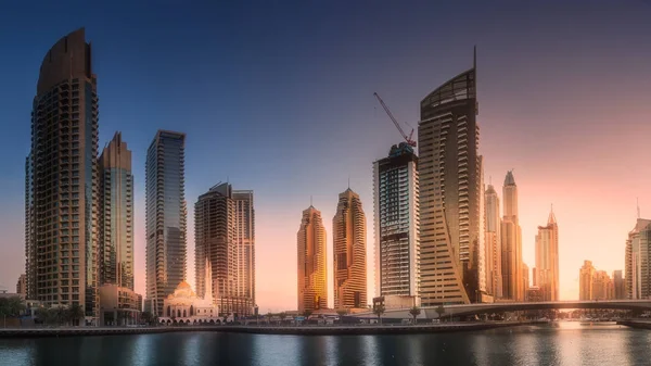 Dubai marina bay — Stock fotografie