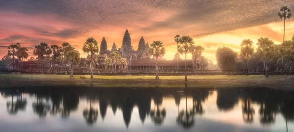 Tempio complesso Angkor Wat Siem Reap, Cambogia — Foto Stock