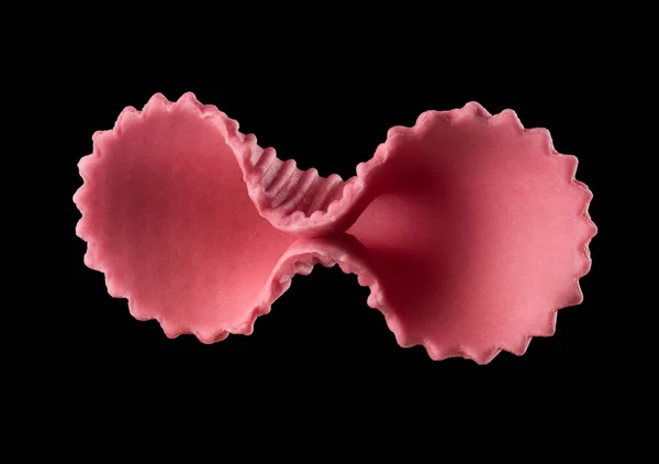 Macro foto di farfalle rosa isolate su nero con percorso di ritaglio — Foto Stock