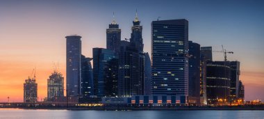 Cityscape Dubai ve panoramik Business bay, Birleşik Arap Emirlikleri