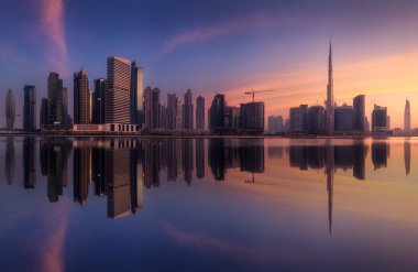 Cityscape Dubai ve panoramik Business bay, Birleşik Arap Emirlikleri