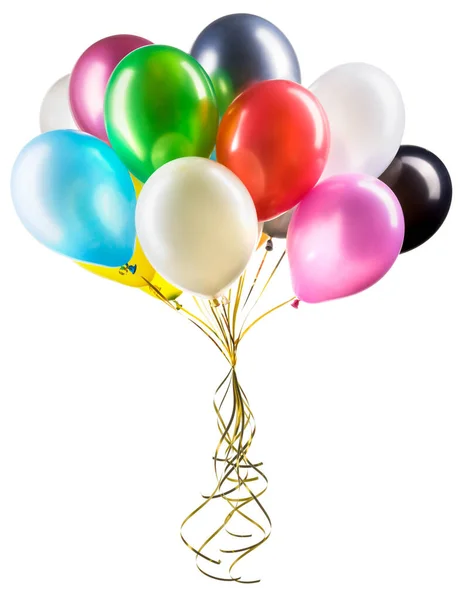 Set de globos multicolores de helio. Elemento de decoraciones para fiesta . — Foto de Stock