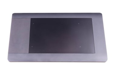 Graphic tablet for illustrators, designers and photographers isolated on white