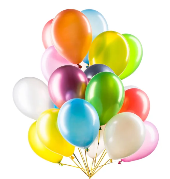 Set de globos multicolores de helio. Elemento de decoraciones para fiesta . —  Fotos de Stock