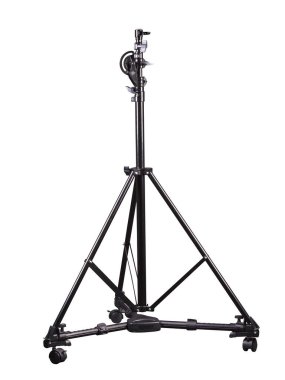 Fotoğraf stüdyosunun ışıklandırması beyaz arka planda izole edilmiş..