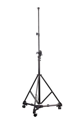 Fotoğraf stüdyosunun ışıklandırması beyaz arka planda izole edilmiş..