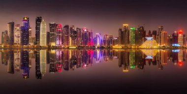 Park ve Doha şehir merkezinde inşa