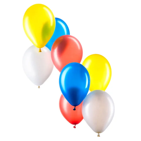 Set di palloncini multicolori di elio. Elemento di decorazioni per la festa . — Foto Stock
