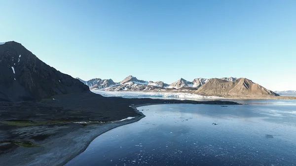 冰天雪地的绝妙图画 — 图库照片