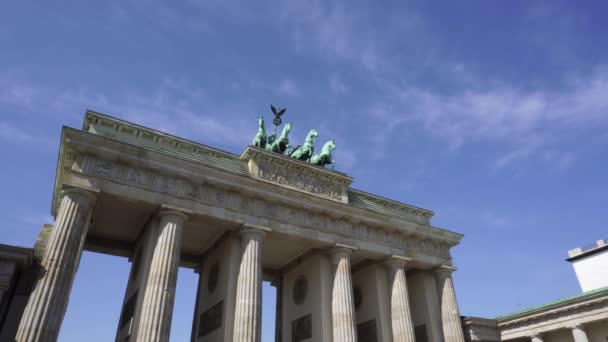 Brandenburger Tor Berlijn Duitsland — Stockvideo