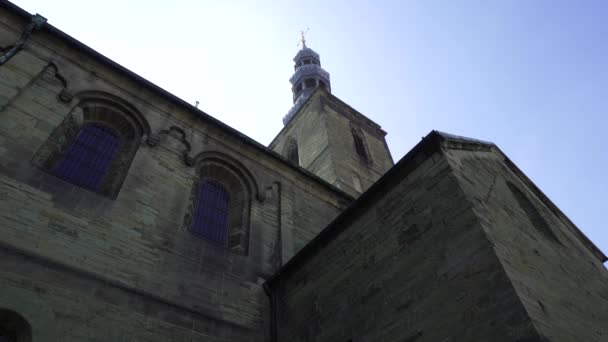 Petrikirche oder Peterskirche in Soest — Stockvideo