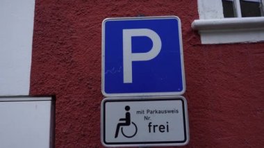 Park işareti P, Almanya mektup