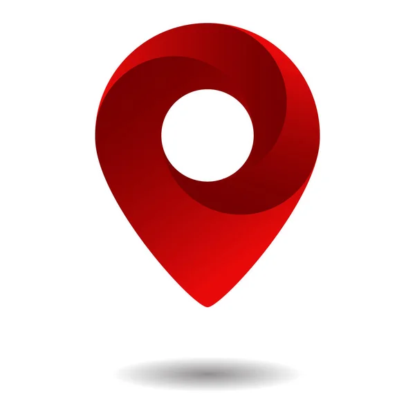 Konumu simgesi. Harita işaretçi. Vektör GPS.
