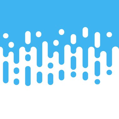 Soyut mavi yuvarlak çizgiler noktalı resim geçiş. Vektör.