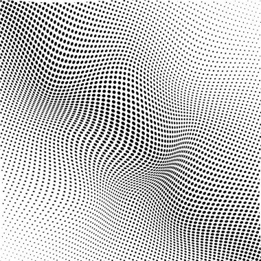 Soyut yarım ton desenli doku. Posterler, kartvizitler, kartpostallar, iç tasarım için modern vektör arkaplanı.