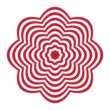 Grafik tasarım, geometrik daireler vektör arka plan stil..