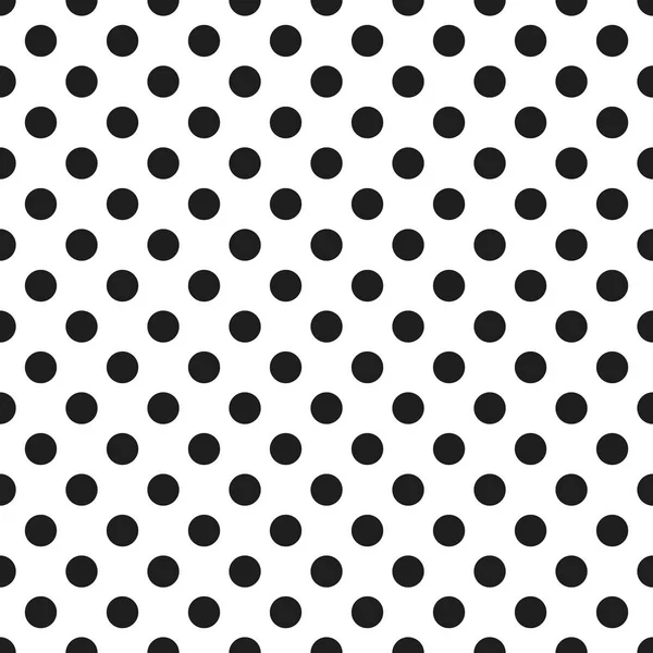 Seamless pattern with black dots. Vector. — Stock Vector