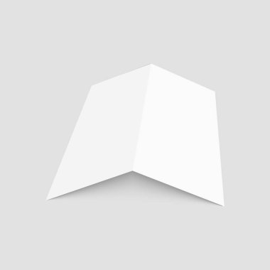 Broşür, el ilanı, dergi veya kartvizit boş. Vektör.