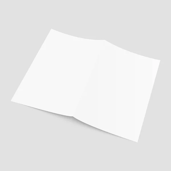 Un blanc de brochure, de dépliant, de magazine ou de carte de visite. Vecteur . — Image vectorielle