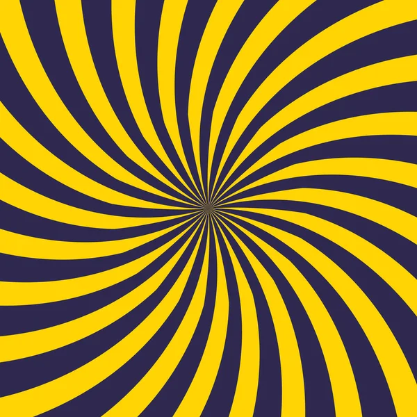 Retro arka plan siyah ve sarı güneş ışınları ile. Vektör