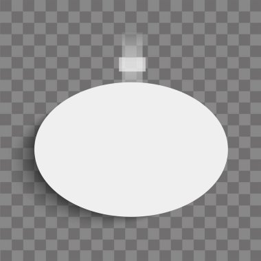 Gerçekçi Wobbler şeffaf arka plan üzerinde. Vektör.